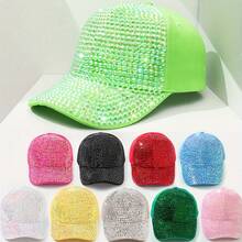 1 Fashion Women's Baseball Cap With Colored - 粉色 - 查看 2