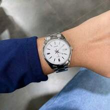 Đồng hồ Casio MTP-1302DA dành cho nam, mặt trắng, dây thép không gỉ, chống nước 50M, máy quartz. - Một cỡ - Xem 7