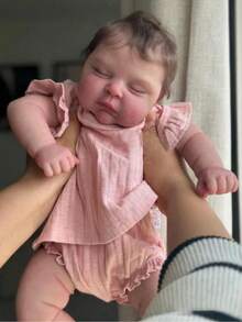Kids Dolls - Sleeping Doll In Pink Outfit - View 7