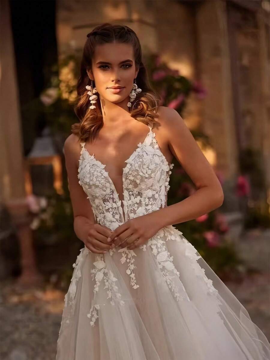 Wedding Dresses - 白色 - 查看 1