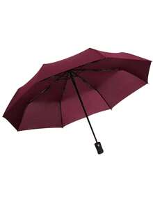 1pc Portable Foldable Manual Sun Umbrella, Rainproof, Cooling, UV Protection, Quick Dry, Solid Color, Suitable For Business Travel, Beach, Summer Outdoor Use, Foldable, Portable And Easy To Use - Multicolor - View 10