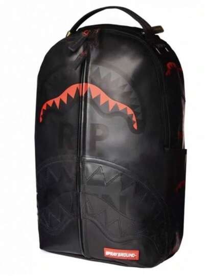 SG Spoof Shark Sports Backpack Transparent Large Capacity  Brand School Bag Casual Travel School Bag