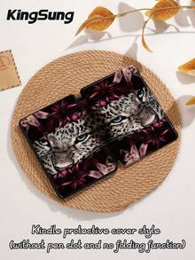 Kingsung 虎纹平板电脑保护套，兼容 iPad 9.7/10.2/10.5/10.9/12.9/Pro 11、Galaxy Tab S6 Lite 10.4 英寸、Kindle Paperwhite 第 12 代（2024 年款）、Kindle 第 11 代（2022 年款），柔软防震，智能支架/自动唤醒/睡眠功能 - 彩色 - 查看 10