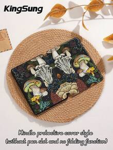 Kingsung 蘑菇图案平板电脑保护套，兼容 iPad 9.7/10.2/10.5/10.9/12.9/Pro 11（第十代）、Galaxy Tab S6 Lite 10.4、Kindle Paperwhite（第十二代，2024 年款）、Kindle（第十一代，2022 年款），提供柔软防震保护，支持智能支架/自动唤醒/睡眠功能。 - 彩色 - 查看 10