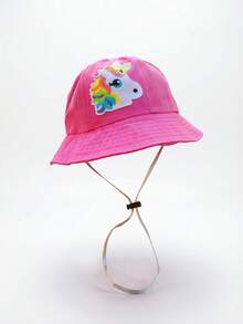 1pc Rainbow Unicorn Bucket Hat, Foldable Lightweight Sun Hat For Kids, Suitable For All Seasons, Ideal For Outings, Travel, School Activities, Outdoor Use - 1PC - View 14