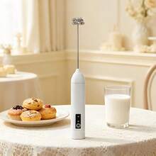 [Batidora Eléctrica/Frother/Milk Frother]1 Portable Handheld Mixer, Wireless Electric Blender, Electric Egg Beater, Milk Frother, Home Baking Cake Cream Mixer, Stainless - Steel Mixer - Multicolor - View 9
