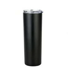 Termo Skinny De Acero Inoxidable 20 Onzas Pintura En Polvo liso - Blanco - Ver 6