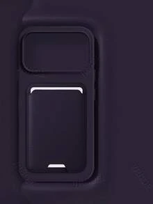 Morado oscuro + ventosa + tarjetero