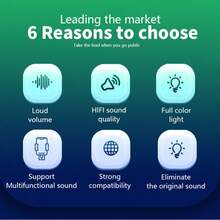 Reletech 无线卡拉OK麦克风 | 360°立体声蓝牙音箱，带1/2个麦克风，家用KTV音乐玩具 - 查看 10