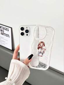 宗教主题彩色奶油色波浪边亮面印花保护手机壳，配手工串珠手链，兼容 16、16 Pro、16 Plus、16 Pro Max、15 Pro Max、15、15 Pro Max、Apple P13、P14、P11 软壳、P12 防摔、XS、XR、7/8P、7/8GES2、Galaxy S25、Galaxy S25 Plus、Galaxy S25、Galaxy S25 Ultra、Galaxy A16 4G、Galaxy A36、Galaxy A56、Galaxy A26、A50、A12、A32、A52、A72、A51、A21S、A13、A14、S22 Ultra、S23、A33、A53、S20 FE，国际版，非国内版 - 彩色 - 查看 2