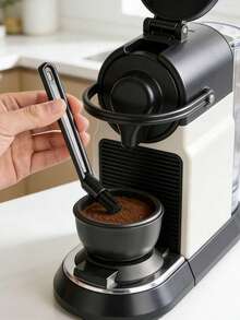 3pcs Coffee Machine Cleaning Brush, Coffee Grinder Cleaning Brush, Soft Bristle Brush, Suitable For Brew Head - Black - View 5