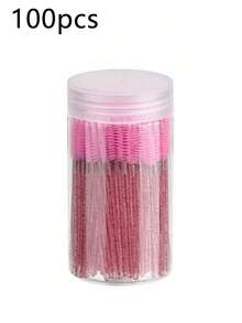 50/100 Pcs Disposable Mascara Wands,Mascara Brushes,Crystal Eyebrow Brush (Suitable For Eyelash Extensions),Disposable Curved Eyebrow Brushes, Spiral Brushes - Multicolor - View 22