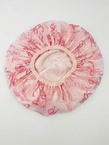 1个新款双层护发帽，防脱发帽，产后帽，发膜帽，干湿两用帽，睡眠帽 - 粉色 - 查看 5