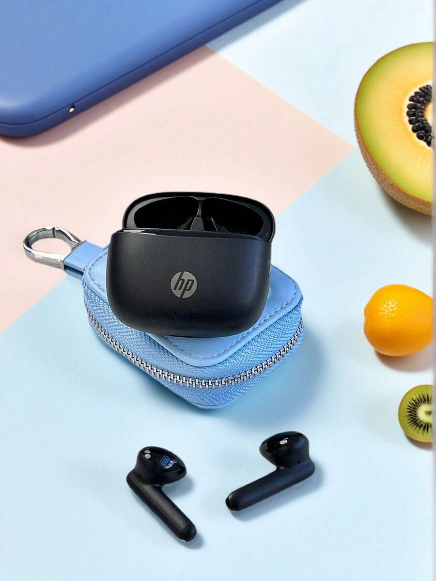 HP H10J 蓝牙 5.4 无线耳机 | 30 小时待机 | 轻巧便携 | 带麦克风 | 适用于 iPhone/安卓手机 | 游戏音乐两相宜 | 圣诞礼物 - 查看 1