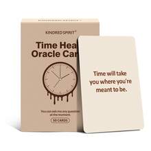 KINDRED SPIRIT 50 piezas Cartas del Oráculo de la Curación del Tiempo, juego de cartas de escritorio cuidadosamente diseñado para reuniones con amigos, fiestas de cumpleaños, sanación emocional, atención plena diaria, regalo ideal para Halloween, Navidad, Acción de Gracias, San Valentín, Pascua y talla grande - Multicolor - Ver 5