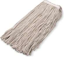 SPARTA Flo-Pac Cotton Mop Head, Cut-End, Narrow Band With White Band For Organized Cleaning, 32 Inches, Tan - ColorA - View 6
