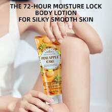 236毫升菠萝蛋糕美白身体乳，持久留香，保湿滋养，改善粗糙肌肤，全身保湿霜，学生适用，小众香氛，深层滋养，修护干燥，清爽不油腻 - 鳳梨口味身體乳 - 查看 3