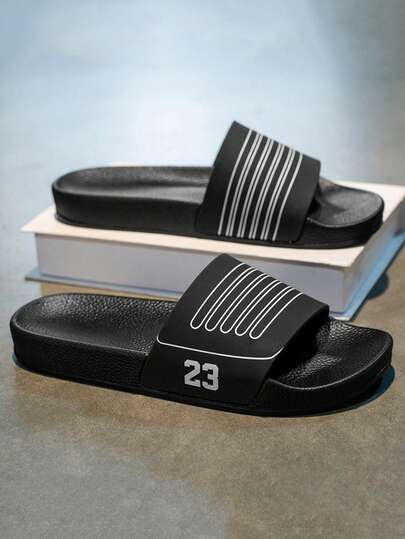 Plus Size Men's Summer Slippers, Size 39-47, Outdoor Comfortable Casual Shoes, Lightweight Non-Slip House Slippers, Wear-Resistant Breathable Men's Sandals, Outdoor & Daily Wear (Asymmetric Pattern). The Soles Of These Slippers Are Made Of EVA Material. Do Not Expose Them To Direct Sunlight For A Long Time, Otherwise The Shoes Will Shrink.