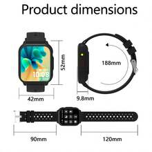 Unisex Smart Watch, Wireless Voice Call, Weather Reminder, Message Notification, Pedometer, Calorie Counter, Call Log, Compatible With Android And IOS, Best Holiday Gift - View 9