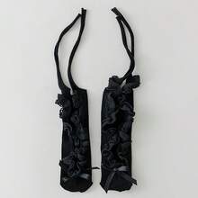 1/2 Pair Of Lace Socks For Women, Black And White Lace Ankle Socks With Lace Ties, Thin Spring/Summer Ballet Style, With Bows For Girls, Suitable For Mary Jane Shoes - 一雙黑色繫帶船襪 - 查看 13