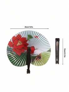夏季清凉必备单品——便携式折叠小纸扇，传统风格彩绘纸扇，饰以地域特色图案，可180度翻转，轻巧便携，是旅行必备，也是馈赠亲友、复活节、母亲节、独立日、婚礼季、毕业季的理想之选。 - 多色 - 查看 8