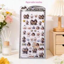 New Crystal Epoxy Stickers, Cute Cartoon Jelly Shaped 3D Stickers For Scrapbooking, Planner, Social Media - Multicolor - View 9