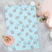 1/2/4/48 piezas Toallas de cocina con estampado de balón de fútbol de la Copa Mundial 2026 - Super suaves, altamente absorbentes de poliéster, toallas de plato y mano ideales para vacaciones, cocina, decoración de fiestas - Multicolor - Ver 6