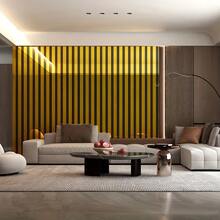 Brodark Luxury Marble Pattern Ceramic Tile Wall Panel, Foil Stamping - Grid Stripe, Easy To Peel And Stick, Waterproof And Moisture-Proof Ceramic Tile Sticker - 10pcs - View 3