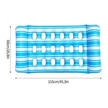 Inflatable Swimming Pool Hammock With Mesh, Suitable For Vacation, Party And Relaxation. Available In Colors Such As Pink, Yellow, White, Green, Blue. Outdoor Hammock, Essential For Pool And Beach, Great For Photo Shoots, Pool Inflatable, Beach Essentials, Pool Float - Multicolor - View 10