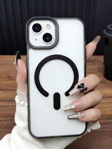 新款兼容苹果 16 Pro Max 手机壳，多巴胺磨砂质感，兼容 17 英寸 Air 16 英寸手机壳，磁吸高端手感，15 Pro 小众款，14 英寸网红风，13 英寸超强防摔，12 英寸情侣款男女通用 16 Plus 保护壳 - 黑色 - 查看 5