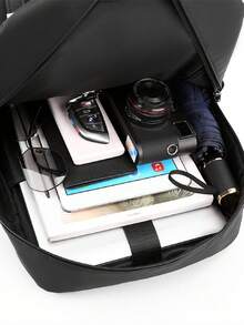 Women's Business Casual Backpack, Large Capacity Travel Laptop Bag - Black - View 6