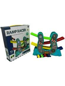 Brinquedo Pista de Carrinho Infantil com 4 Carros Ramp Racer Colorido Educativo - Multicolorido - Visão 5