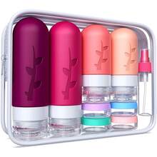 Travel Essentials 17-Piece Silicone Travel Bottles Set, Leakproof Empty Refillable Spray Bottles And Squeeze Bottles For Toiletries, Travel Size Containers For Cosmetics, Shampoo, Conditioner, Soap, Lotion, Liquid, Must-Have Travel Essentials For Women, Complete Travel Kit With Portable Storage Bag, Perfume Travel Refillable Atomizer And Small Spray Bottle Keychain, Ideal Travel Toiletries Organization Solution, Refillable Perfume Bottle For Daily Use, Travel Size Toiletries For Airplane And Cruise Essentials, Beach Vacation Essentials And Easter Gifts For Women, TSA-Friendly Travel Containers For Carry-On Luggage, Versatile Travel Accessories For Weekend Getaways And Business Trips, Lightweight Compact Design For Easy Packing, Perfect Travel Essentials For Cruise, Camping, And Holiday Travel - 彩色 - 查看 24
