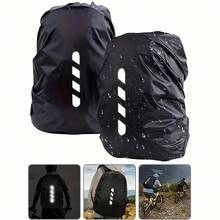 1/2 buah Pelindung Hujan Ransel 30-40L, Pelindung Ransel Tahan Air dan Debu Reflektif, Pelindung Hujan Luar Ruangan Anti-Pencurian, Cocok untuk Bersepeda, Mendaki, Berkemah, Bepergian, Elastis dan Dapat Diatur, Ringan dan Portabel, Perlengkapan Perjalanan Luar Ruangan Penting - Satu ukuran cocok untuk semua. - View 9