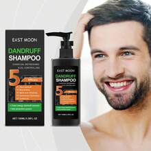 EAST MOON Men's Anti-Dandruff Shampoo For Oily Hair | Oil Control, Volumizing & Refreshing Scalp | Non-Greasy Lazy Daily Care | Stops Greasy, Long-Lasting Cleanliness | 3 Variants (Charcoal, Mint, Oak Charcoal) | Fluffy Shiny Hair For Post-Workout & Everyday Use - Charcoal Refreshing - View 2