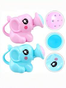 Botella de rociado de agua con elefante para recién nacidos, juego de agua divertido para la hora del baño, juguete de baño, juguete de piscina para bebés, juguete sensorial de baño, juguete de agua, juguete para niñas, juguete de playa - Multicolor - Ver 4