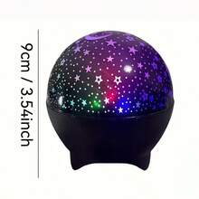 1个USB/插电式星月投影灯 - 床头氛围灯，房间投影灯 - 多色光 - 查看 11
