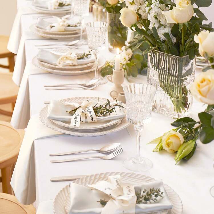 12/24pcs Colorful Satin Napkins | 100% Polyester Square Napkins, 17"X17" (43cmx43cm), Suitable For Wedding Banquet, Restaurant Decor, Outdoor Picnic, Birthday Party Decoration - Multicolor - View 8