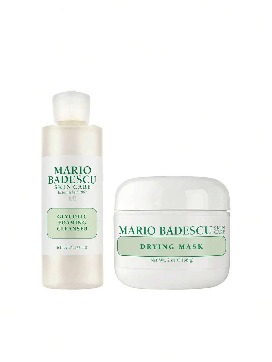 Mario Badescu [Bundle] Drying Glycolic Foaming Cleanser 177 Ml + Mask 56 G - Drying - View 1