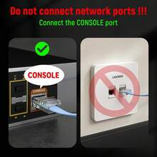 1.8米 USB 控制台线缆，USB 转 RJ45 控制台线缆，兼容 Windows 和 Linux 系统，适用于 H3C、HP Arba 9306 硬件路由器/AP 翻转控制台 - 查看 5