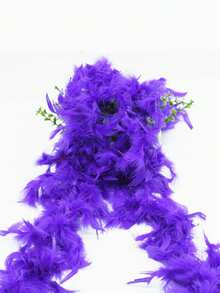 1pc Boa, DIY Party Costume Accessory, Colorful Boa Scarf Decor, Suitable For Birthday Party, Halloween, Christmas, Racing, Tea Party, New Year's Eve, Concert, Home Decor, Dance Wedding, Stage Performance - Multicolor - View 15