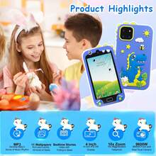 4GB Storage Rechargeable Children's Smart Phone Toy, Educational Games & Camera, Best Kids Birthday Gift - Multicolor - View 5