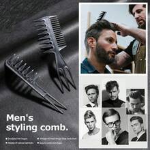 2/14pcs Professional Hairstyling Comb Set, Includes Haircutting Cape, Neck Duster Cape, Hairdressing Apron, Coloring Cape, Cleaning Brush, Spray Bottles (For Styling, Alcohol, Pressure), Hairstyling Tools And Accessories. Suitable For Hair Salons, Beauty Parlors And Back To School Season. - Black - View 6