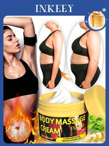 Body Massage Cream, Body Cream, Moisturizing Cream, Relaxing Massage Cream, Massage Creams For Massage Therapy, Hydrating & Smoothing & Skin Softening Care, Natural Plant Extract Formula, Full Body Massage At Home & Spa Use, For Men & Women, All Skin Types - Cream - View 1