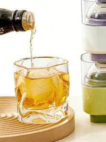 1 khuôn làm đá viên lớn kín khí được nâng cấp, khuôn làm đá viên tròn để đông lạnh rượu whisky. - Nhiều màu - Xem 5