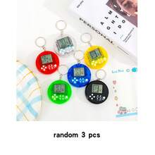 1pc/2pcs/3pcs Mini Handheld PSP Game Console, Multiple Game Modes, Includes Game Console And Keychain, Children's Educational Casual Pendant Toy, Improves Finger Dexterity And Reaction Speed, Suitable For Backpack Decoration, Birthday Gift, Reward, Key Chain Decor - MultiWarna - View 10