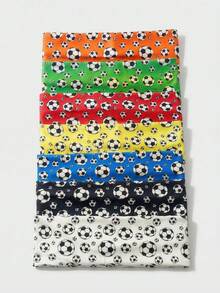 2026 World Cup Soccer Print Sport Headbands - Elastic Knitted Sweatbands, Non-Slip, For Summer Running, Fitness, Yoga, And 2026 World Cup Fan Accessories Summer Hair Accessories Vacay Hair Band,Holiday,Travel - Multicolor - View 3