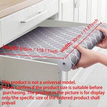 1 Roll Thick Gray Non-Slip Washable EVA Refrigerator/Cabinet Liner Mat, Easy To Cut - Grey - View 14