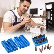 Hộp đựng mũi vít lục giác 32 khe, hộp đựng mũi khoan cán 6.35mm. - A - Xem 3