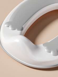 1个灰色卡通熊皇冠马桶座圈，吸盘固定，男女通用，如厕训练马桶圈 - 灰色 - 查看 7